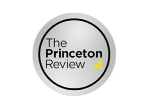 Circular badge that says The Princeton Review